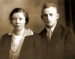 Verzetsstrijder Bertus Zefat en zijn vrouw Aaltje Heres